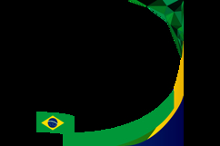 Twibbon banner 2025 brazil republic day template design Product Image 2