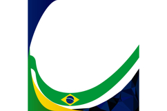 Twibbon banner 2025 brazil republic day template graphic Product Image 1