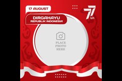 Twibbon banner indonesia independence day template Product Image 2