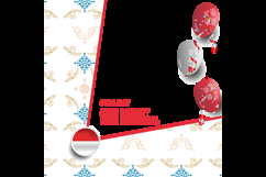 Twibbon batik graphic hari lanjut usia nasional indonesia Product Image 2