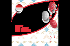 Twibbon batik graphic hari lanjut usia nasional indonesia Product Image 2