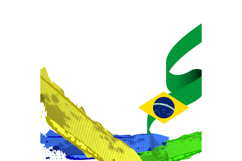 Twibbon Brazil Republic Day Template Background Vector Product Image 1