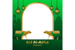 Twibbon Celebration Eid Al Adha Poster Concept Product Image 1