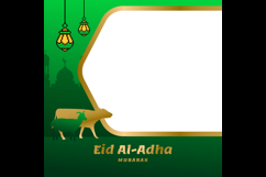 Twibbon Celebration Eid Al Adha Poster Graphic Product Image 2