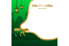 Twibbon Celebration Eid Al Adha Poster Template Product Image 1