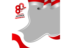 Twibbon dirgahayu republik indonesia template banner Product Image 1