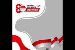Twibbon dirgahayu republik indonesia template concept Product Image 2