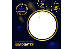 Twibbon graduation template celebration party design Product Image 1