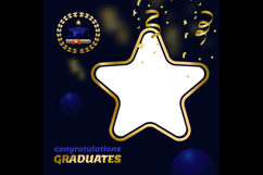 Twibbon graduation template celebration party graphic Product Image 2