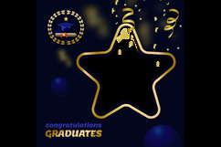 Twibbon graduation template celebration party graphic Product Image 2