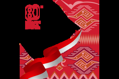 Twibbon graphic dirgahayu republik indonesia template design Product Image 2