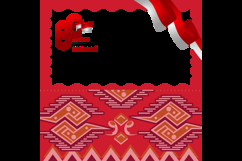 Twibbon graphic dirgahayu republik indonesia template poster Product Image 2