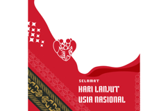 Twibbon graphic hari lanjut usia nasional indonesia template Product Image 1