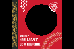 Twibbon graphic hari lanjut usia nasional indonesia template Product Image 2