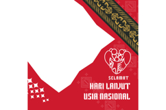 Twibbon graphic hari lanjut usia nasional indonesia template Product Image 1