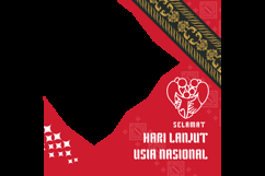 Twibbon graphic hari lanjut usia nasional indonesia template Product Image 2
