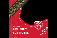 Twibbon graphic hari lanjut usia nasional indonesia template Product Image 2