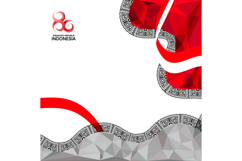 Twibbon indonesia independence day 2025 background template Product Image 1