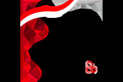 Twibbon indonesia independence day 2025 background template Product Image 2