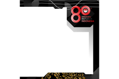 Twibbon indonesia independence day banner and poster social Product Image 1