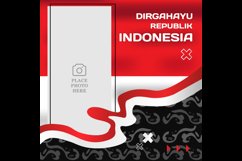 Twibbon indonesia independence day template design media Product Image 2