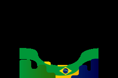 Twibbon poster 2025 brazil republic day template isolated Product Image 2
