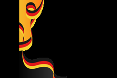 Twibbon poster 2025 german unity day template design Product Image 2