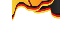 Twibbon poster 2025 german unity day template isolated Product Image 1