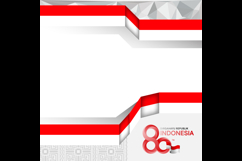 Twibbon poster social media indonesia independence day templ Product Image 2