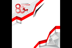 Twibbon poster social media indonesia independence day templ Product Image 2