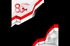 Twibbon poster social media indonesia independence day Product Image 2