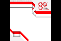 Twibbon poster social media indonesia independence day templ Product Image 2