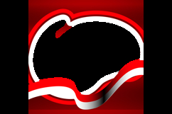 Twibbon social media banner indonesia holiday template desig Product Image 2