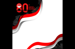 Twibbon social media dirgahayu republik indonesia template Product Image 2