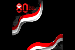 Twibbon social media dirgahayu republik indonesia template Product Image 2