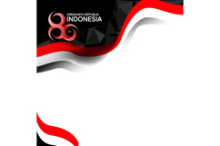 Twibbon social media dirgahayu republik indonesia template Product Image 1