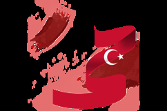 Twibbon Turkish Republic Day Holiday Template Isolated Product Image 2