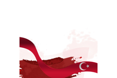 Twibbon Turkish Republic Day Holiday Template Vector Product Image 1