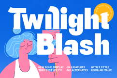 Twilight Blash - New Bold Display Font Product Image 1