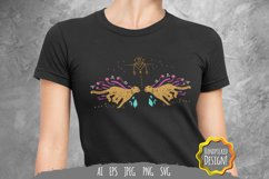 Twin Cheetah with Magic Crest SVG Product Image 1