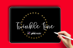 Twinkle Line Brush for Procreate 