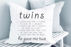 Mom of Twins SVG, Twin Mom SVG, Newborn Twins SVG, Pregnancy Product Image 1