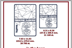 Twins in the hoop quilted embroidery design Product Image 3