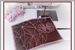 Twins ITH passport cover hand digitized embroidery pattern Product Image 5