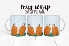 Fall Pumpkins Mug Wrap Design Product Image 1