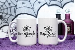 Two 15oz White Mugs Mockup, Halloween Matching Mugs Mockup Product Image 1