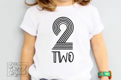 2nd Birthday Girl SVG - 2nd Birthday Retro - Two Birthday Product Image 4