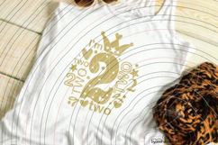 I'm two cutting file SVG DXF Product Image 2