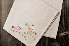 Little birds embroidery design - nature embroidery pattern Product Image 3