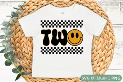 Retro Two SVG | Second Birthday SVG | 2nd Birthday PNG Product Image 1